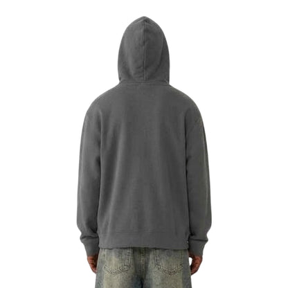 Asphalt - Back - Bella + Canvas Mens Heavyweight Full Zip Hoodie