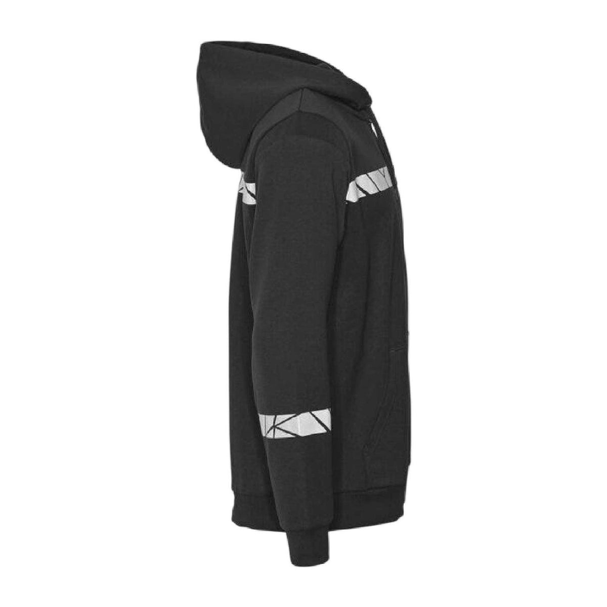 Black - Lifestyle - Projob Mens Progression 7104 Half Zip Hoodie