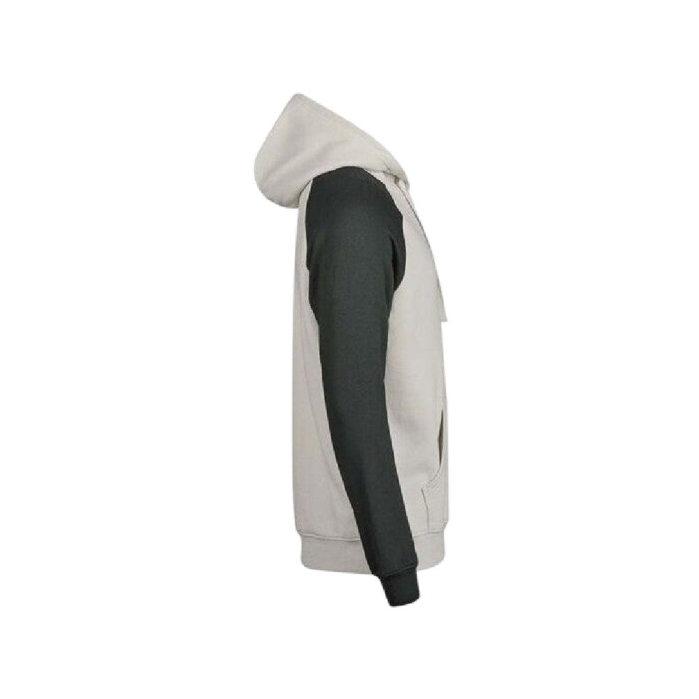 Cement-Dark Green - Lifestyle - Tee Jays Mens Unlabeled Two Tone Relaxed Fit Raglan Hoodie