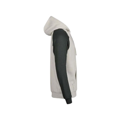 Cement-Dark Green - Lifestyle - Tee Jays Mens Unlabeled Two Tone Relaxed Fit Raglan Hoodie