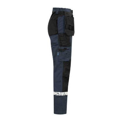 Navy-Black - Lifestyle - Projob Womens-Ladies Progression 7513 Work Trousers
