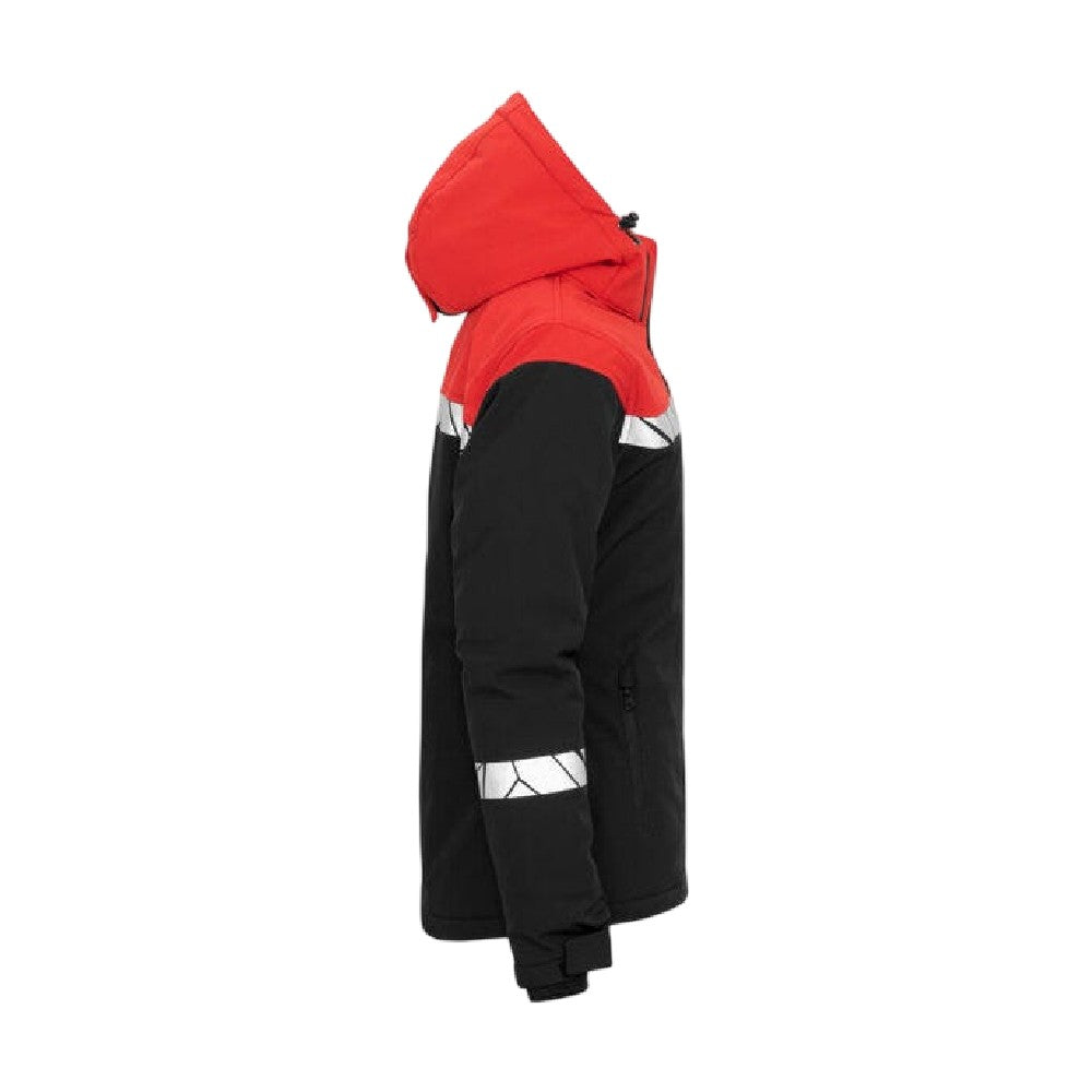 Black-Red - Lifestyle - Projob Womens-Ladies Progression 7418 Soft Shell Jacket