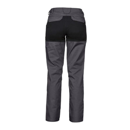 Grey - Back - Projob Womens-Ladies 2521 Stretch Work Trousers