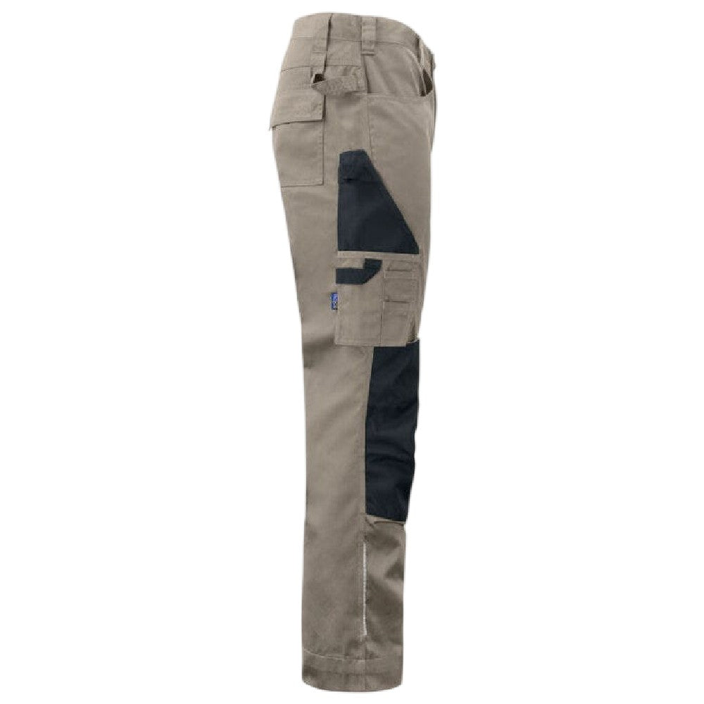 Khaki - Lifestyle - Projob Mens Prio 5532 Work Trousers