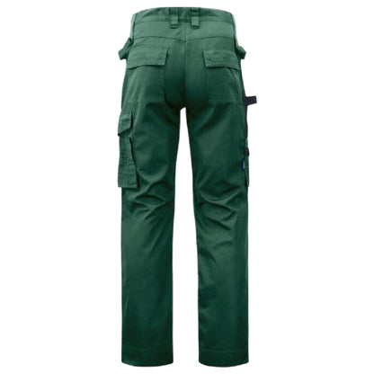 Forest Green - Back - Projob Mens Prio 5532 Work Trousers