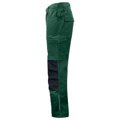 Forest Green - Side - Projob Mens Prio 5532 Work Trousers