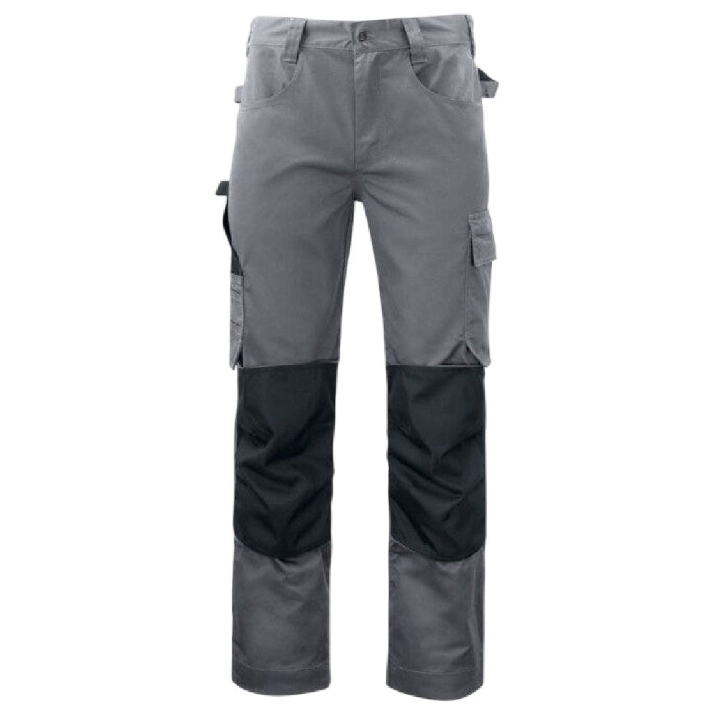 Grey - Front - Projob Mens Prio 5532 Work Trousers