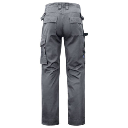 Grey - Back - Projob Mens Prio 5532 Work Trousers