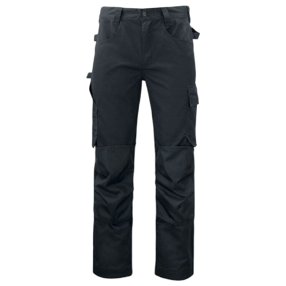 Black - Front - Projob Mens Prio 5532 Work Trousers