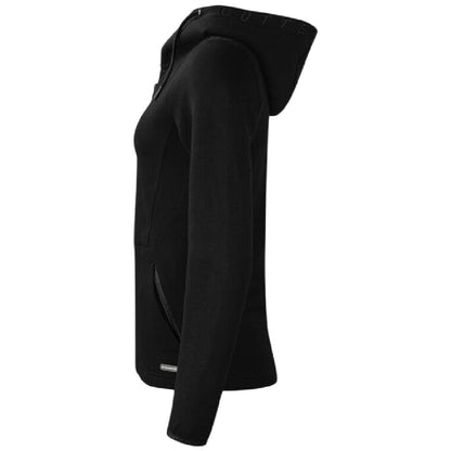 Black - Side - Cutter & Buck Womens-Ladies Pemberton Lightweight Full Zip Hoodie