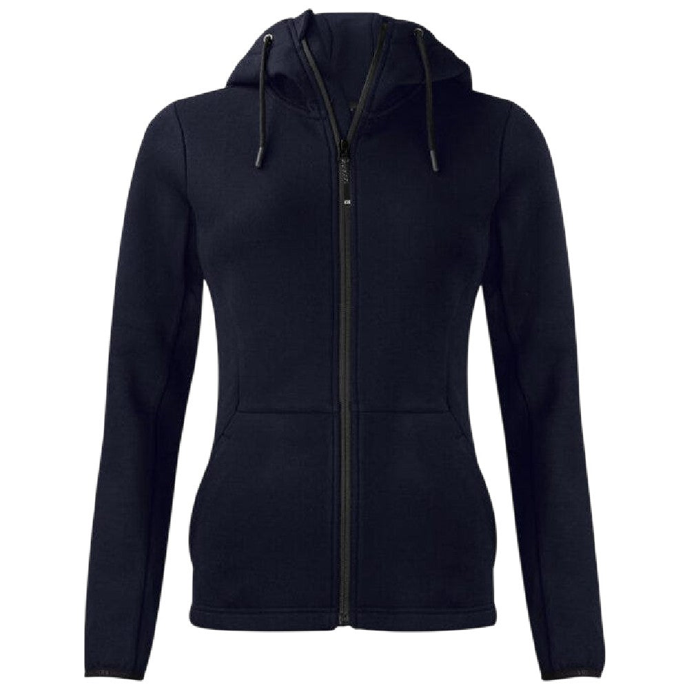 Dark Navy - Front - Cutter & Buck Womens-Ladies Pemberton Lightweight Full Zip Hoodie