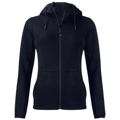 Dark Navy - Front - Cutter & Buck Womens-Ladies Pemberton Lightweight Full Zip Hoodie