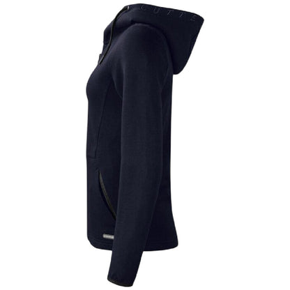 Dark Navy - Side - Cutter & Buck Womens-Ladies Pemberton Lightweight Full Zip Hoodie