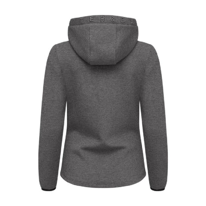 Anthracite Melange - Back - Cutter & Buck Womens-Ladies Pemberton Lightweight Full Zip Hoodie