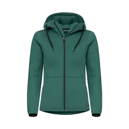 Pine Green - Front - Cutter & Buck Womens-Ladies Pemberton Lightweight Full Zip Hoodie