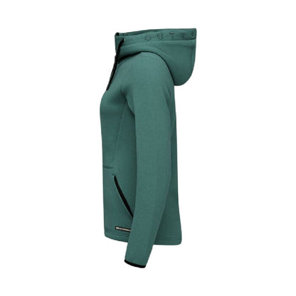 Pine Green - Side - Cutter & Buck Womens-Ladies Pemberton Lightweight Full Zip Hoodie