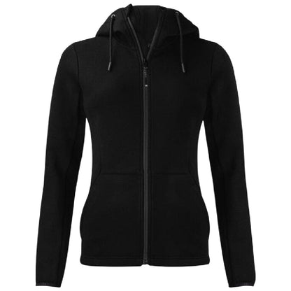 Black - Front - Cutter & Buck Womens-Ladies Pemberton Lightweight Full Zip Hoodie
