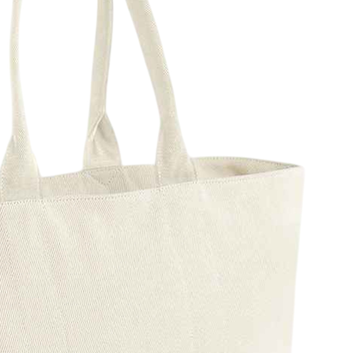 Natural - Back - Quadra Puerto Weekender Twill Tote Bag