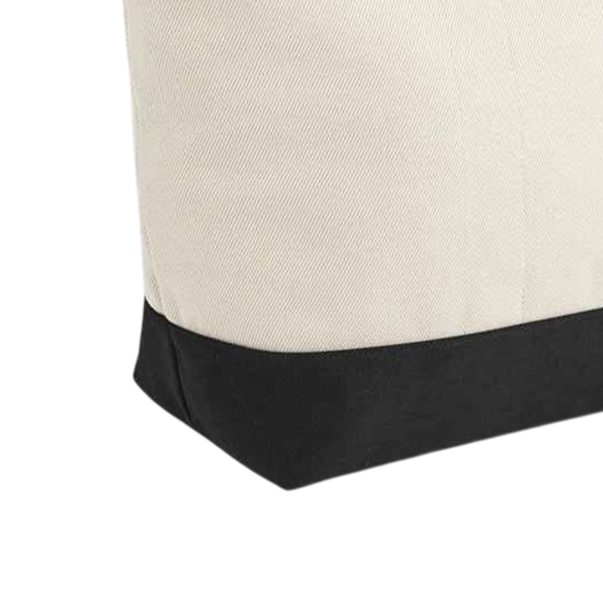 Natural-Black - Side - Quadra Puerto Weekender Twill Tote Bag
