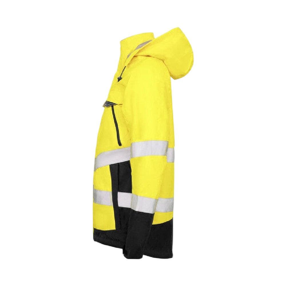Yellow-Black - Side - Projob Mens Prio 6440 Jacket