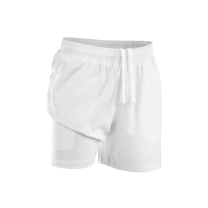 White - Side - Spiro Childrens-Kids Recycled Shorts