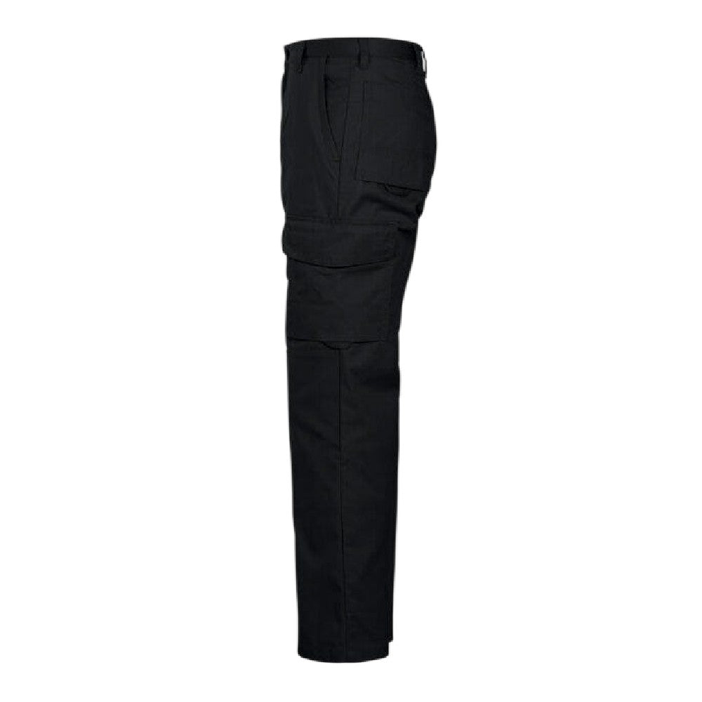 Black - Side - Projob Mens 2501 Plain Work Trousers