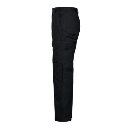Black - Side - Projob Mens 2501 Plain Work Trousers