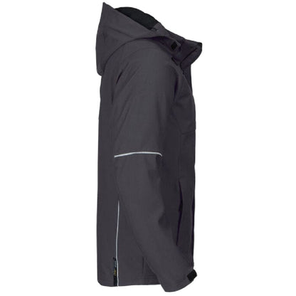 Grey - Lifestyle - Projob Mens 3406 Functional Hooded Jacket