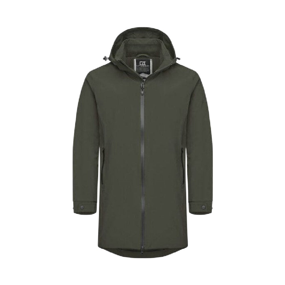Ivy Green - Front - Cutter & Buck Mens Wedderburn Hooded Jacket