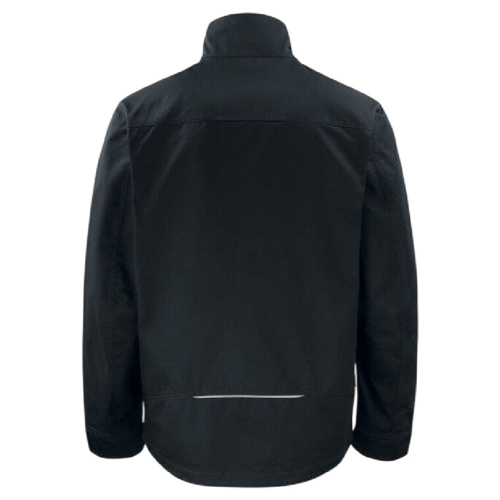Black - Back - Projob Mens Prio 5425 Service Jacket