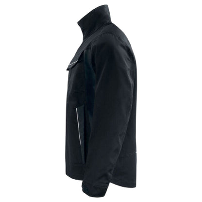 Black - Side - Projob Mens Prio 5425 Service Jacket