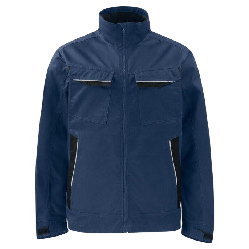 Navy - Front - Projob Mens Prio 5425 Service Jacket
