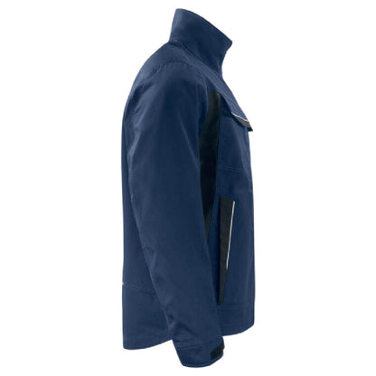 Navy - Side - Projob Mens Prio 5425 Service Jacket