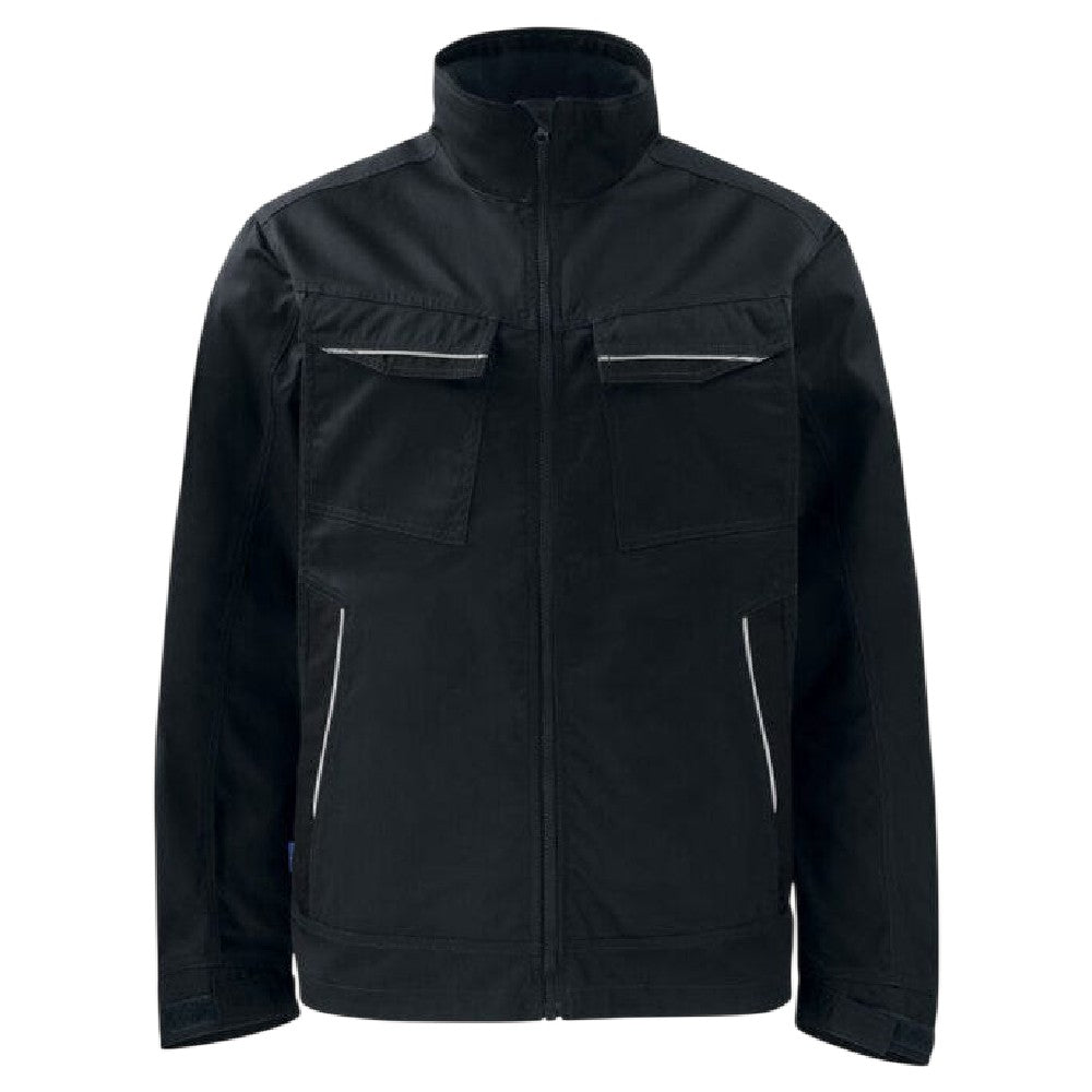 Black - Front - Projob Mens Prio 5425 Service Jacket
