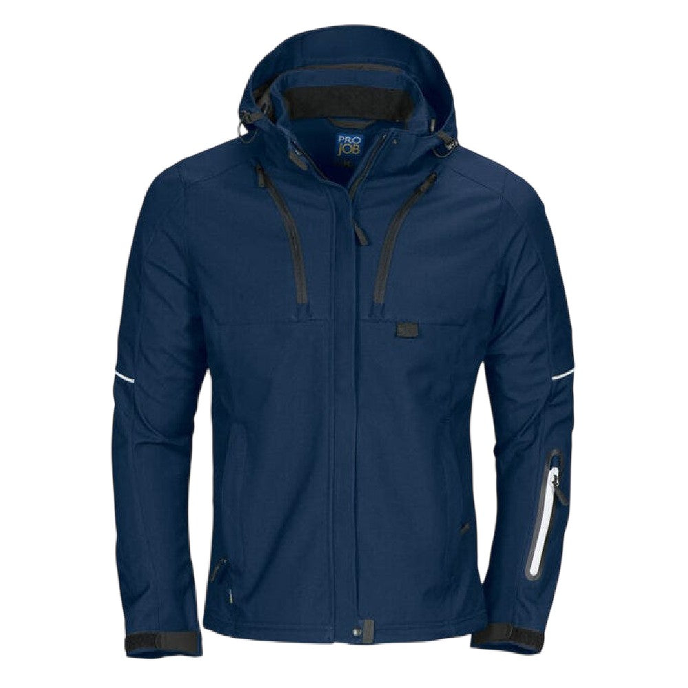Navy - Front - Projob Womens-Ladies 3412 Functional Jacket