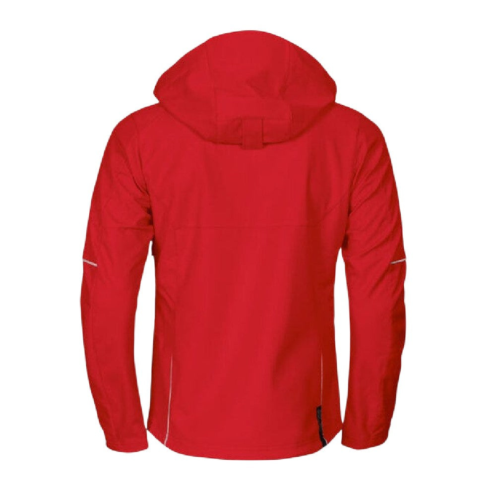 Red - Back - Projob Womens-Ladies 3412 Functional Jacket