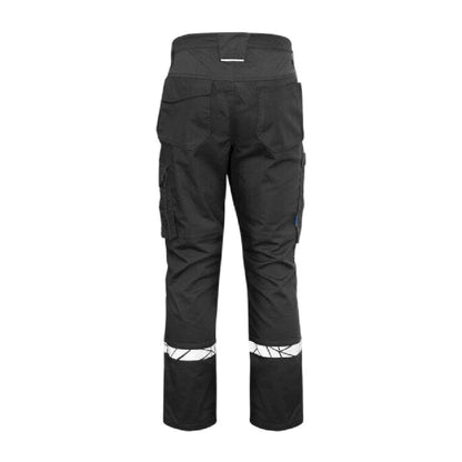Black - Back - Projob Mens Two Tone Work Trousers