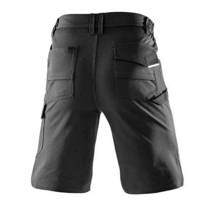 Black - Back - Result Mens Dynamic Slim Work Shorts