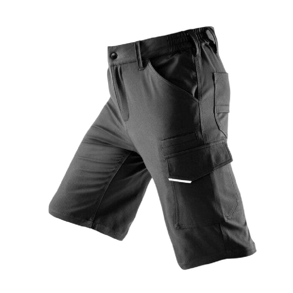 Black - Side - Result Mens Dynamic Slim Work Shorts