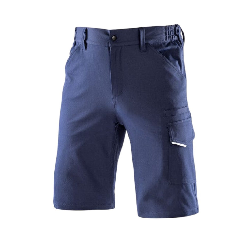 Navy - Front - Result Mens Dynamic Slim Work Shorts