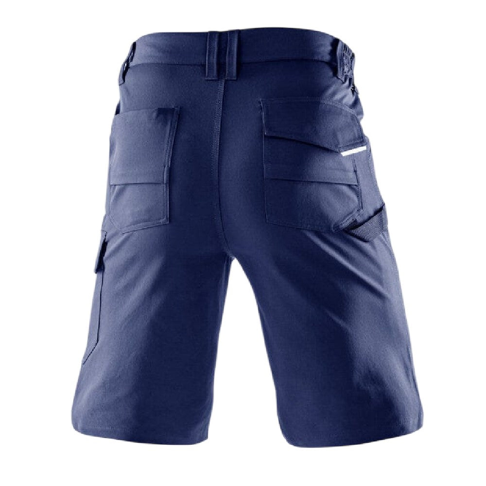 Navy - Back - Result Mens Dynamic Slim Work Shorts