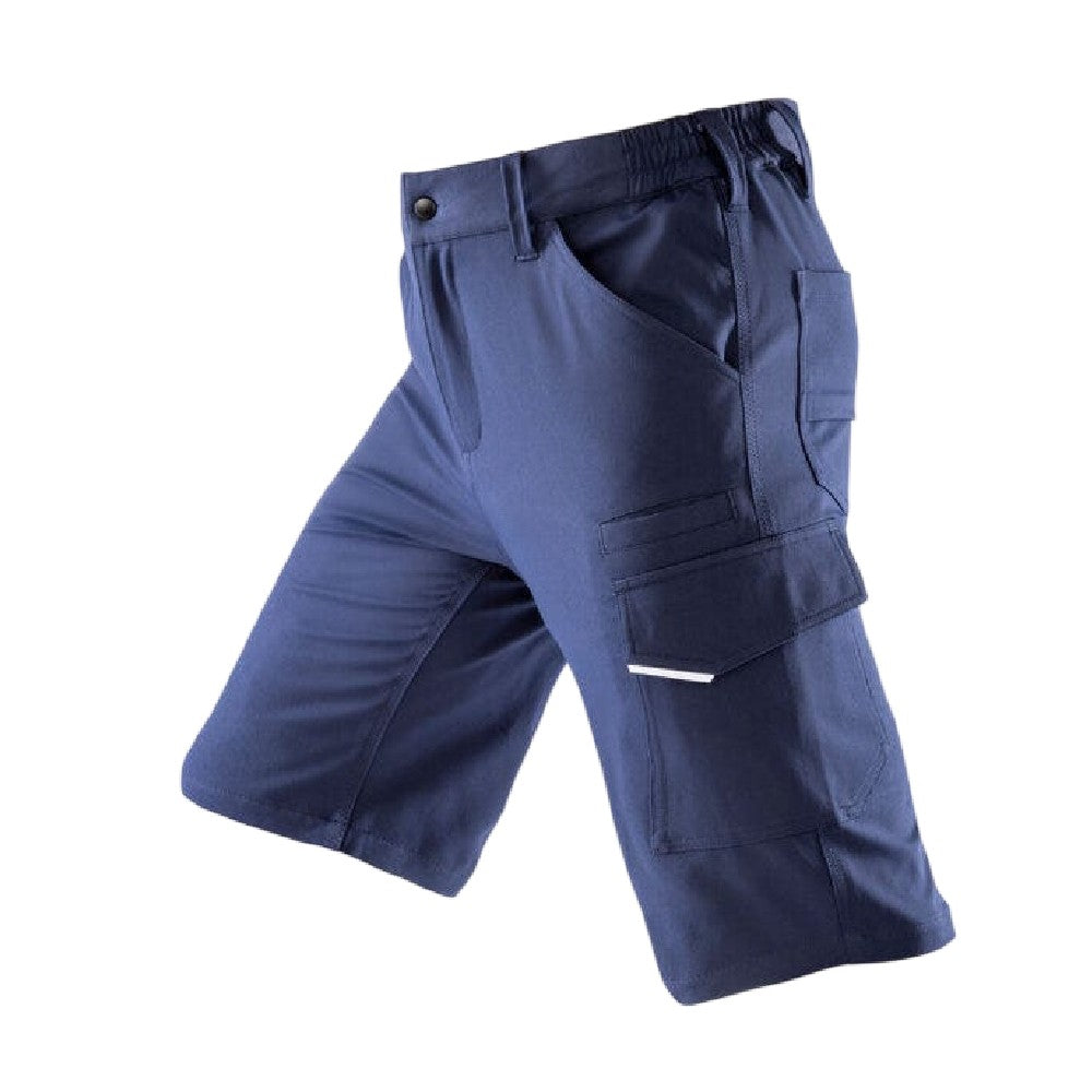 Navy - Side - Result Mens Dynamic Slim Work Shorts