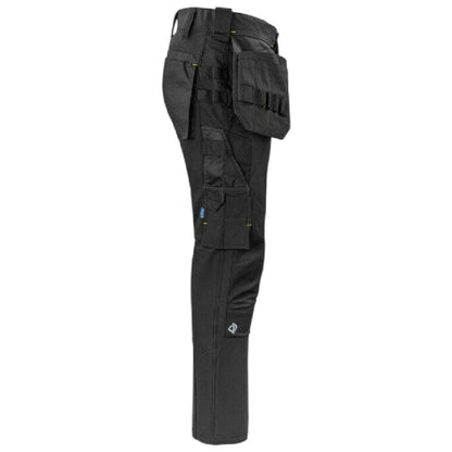 Black - Lifestyle - Projob Mens 5551 Stretch Work Trousers