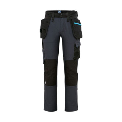 Navy - Front - Projob Mens 5551 Stretch Work Trousers