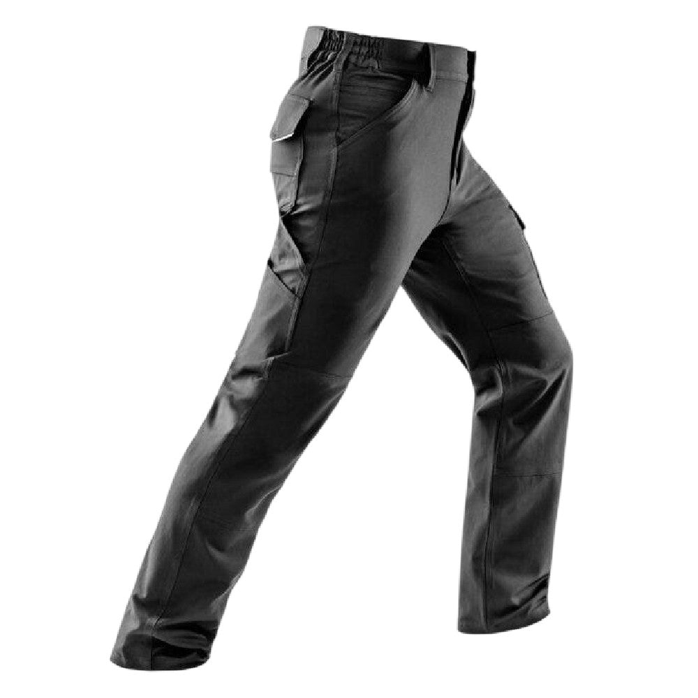 Black - Side - Result Mens Dynamic Slim Work Trousers