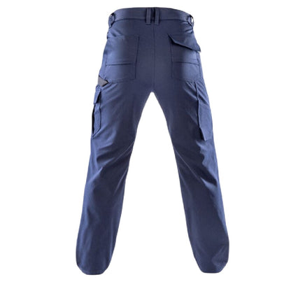 Navy - Back - Result Mens Dynamic Slim Work Trousers