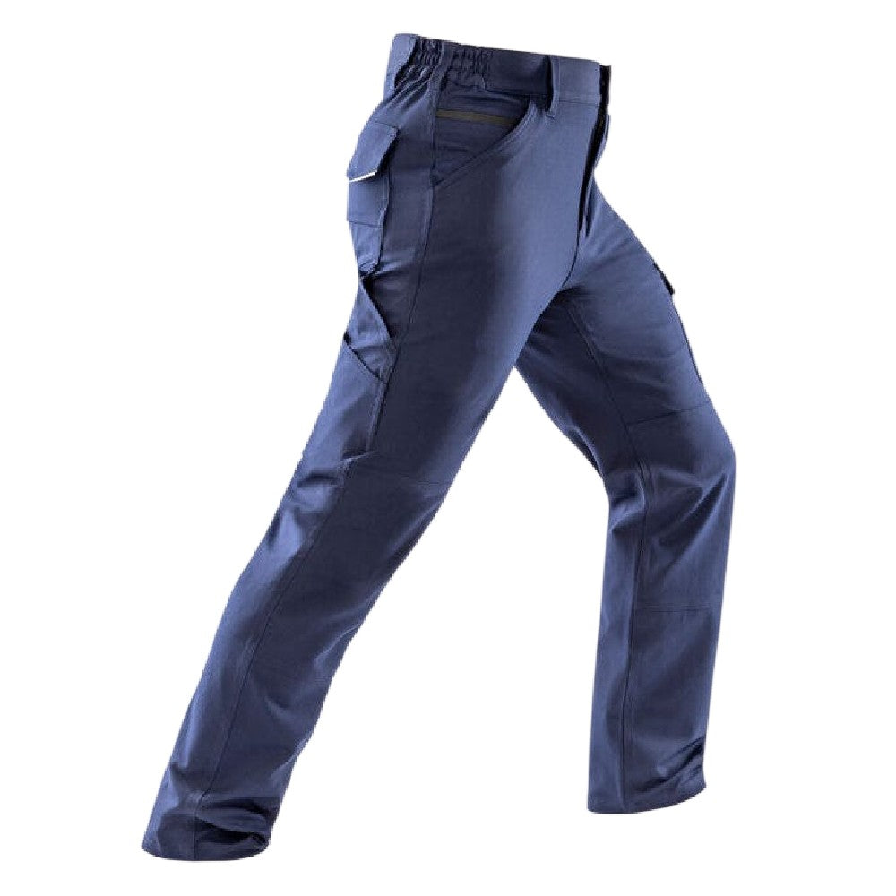Navy - Side - Result Mens Dynamic Slim Work Trousers