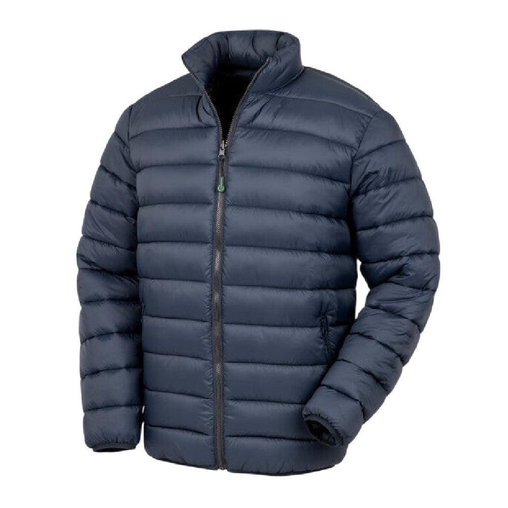 Navy - Side - Result Recycled Mens Ripstop 3 in 1 Jacket