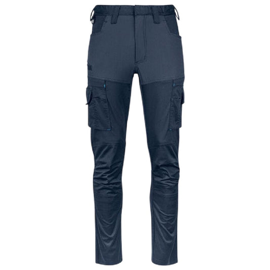 Navy - Front - Projob Mens 2552 Stretch Work Trousers