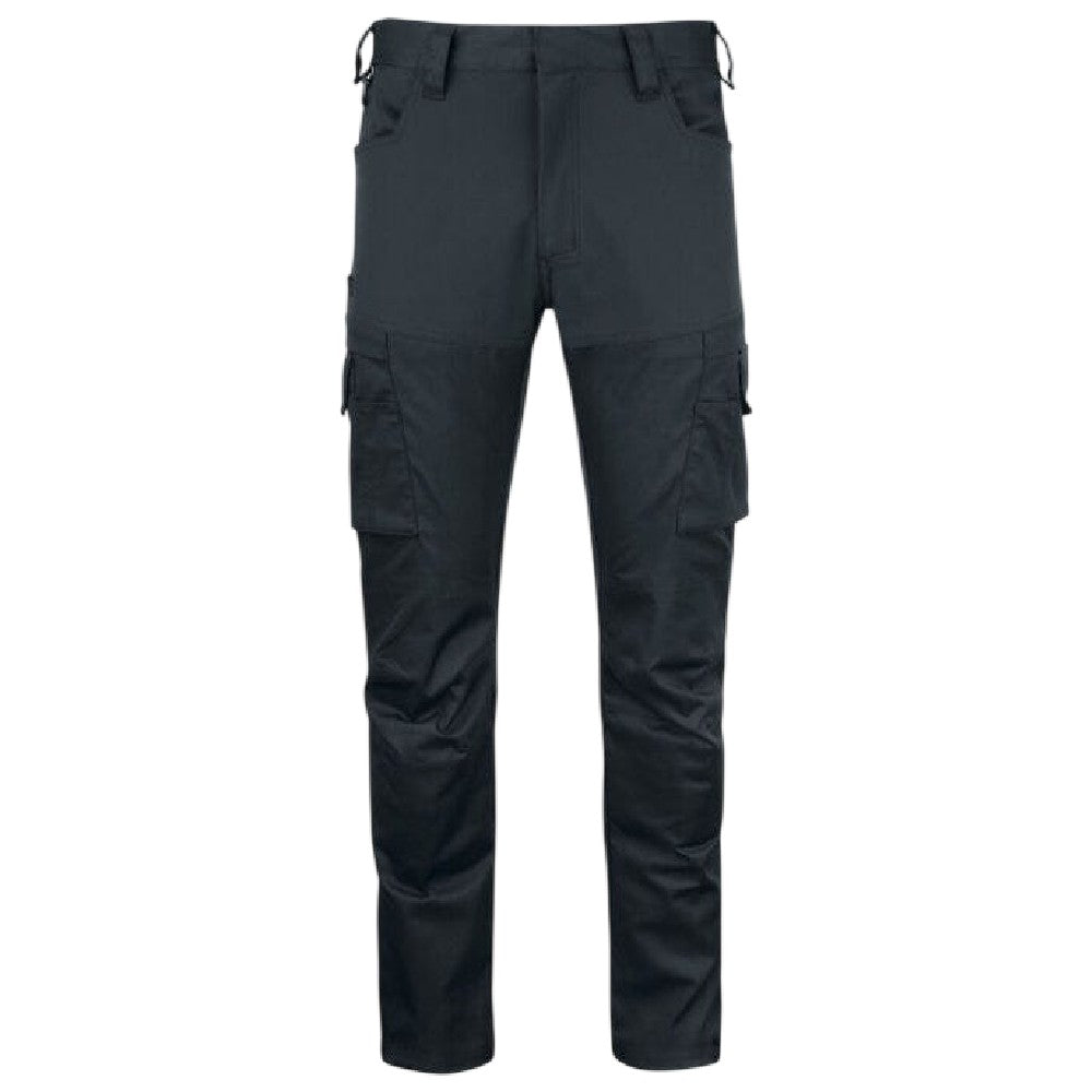 Black - Front - Projob Mens 2552 Stretch Work Trousers